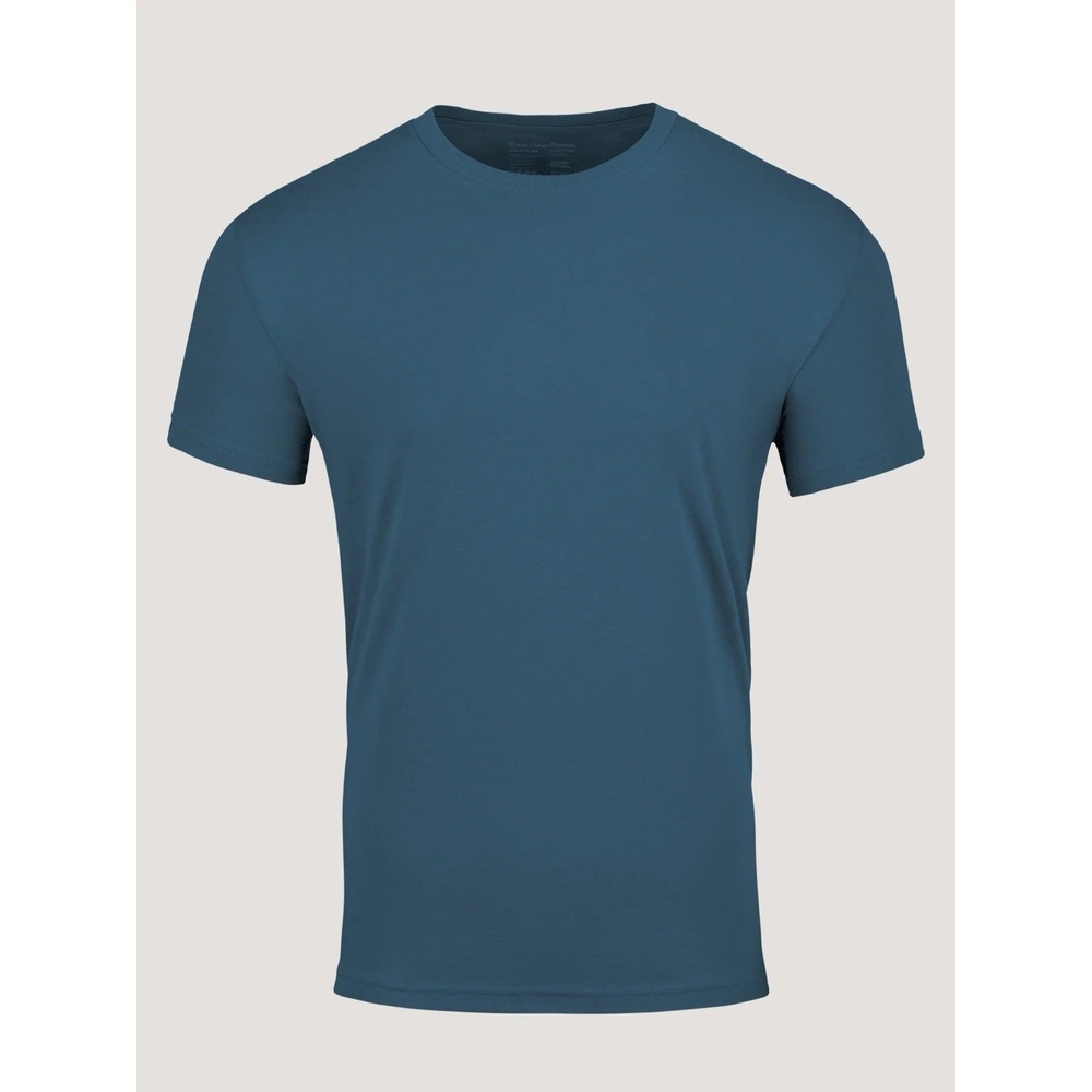 Fresh Clean Threads Crew Men's Short Sleeve T Shirt Sea Blue NWT size 4XL Tall